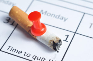 Quit day for cigarette addiction