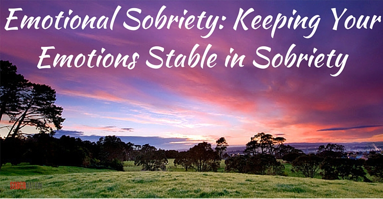 Emotional Sobriety