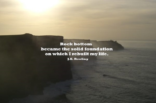 rock bottom