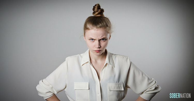 confront w. anger