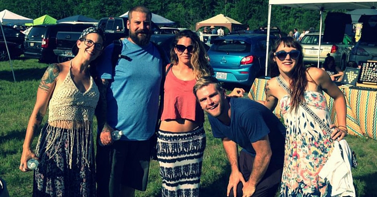 Friends at Festival
