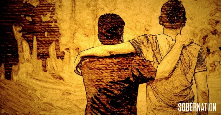 helping a friend stay sober