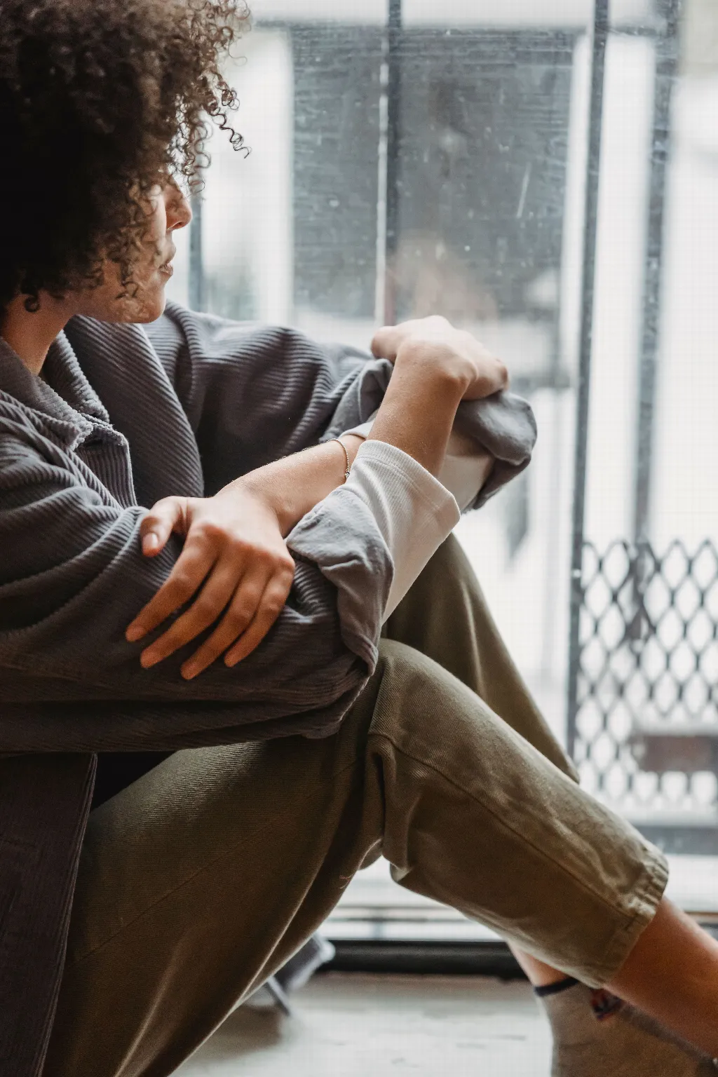 Person reflecting on recovery and long-term health