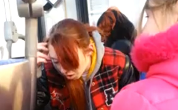 woman on 66 bus