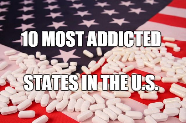 10 most addicted states in america