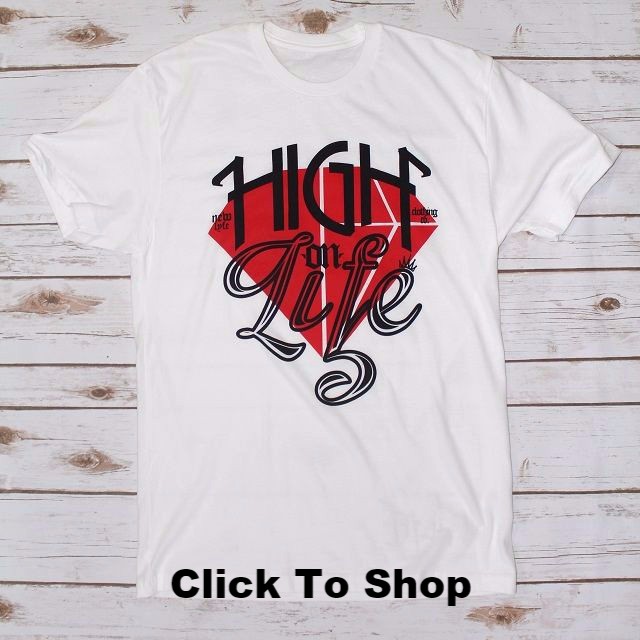 high on life sober t-shirt