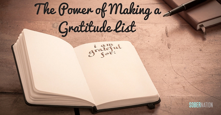 The Power of Making a Gratitude List